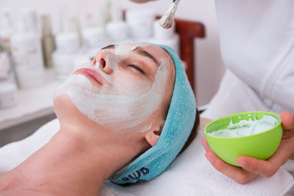 Woman at spa